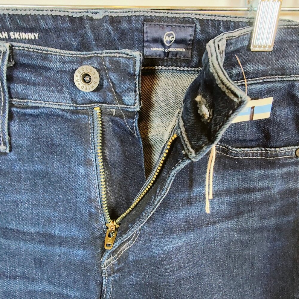 AG‎ Women's Size 23R High-Rise Farrah Skinny Jeans NWT - Picture 8 of 14